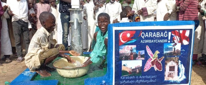 Kamerunda “Qarabağ Azərbaycandır!” adlı su quyusu istifadəyə verildi 